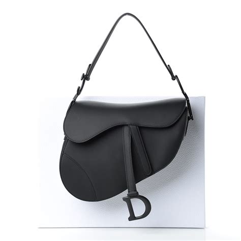 matte black dior saddle bag|dior saddle bag black monogram.